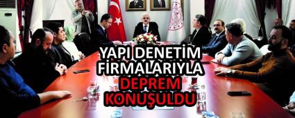 YAPI DENETM FRMALARIYLA DEPREM KONUULDU