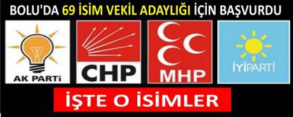 BOLU\'DA 69 SM VEKL ADAYLII N BAVURDU