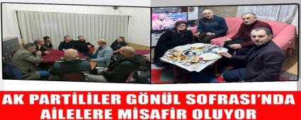 AK PARTLLER GNL SOFRASI\'NDA ALELERE MSAFR OLUYOR