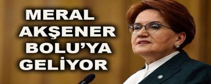 MERAL AKENER BOLU\'YA GELYOR