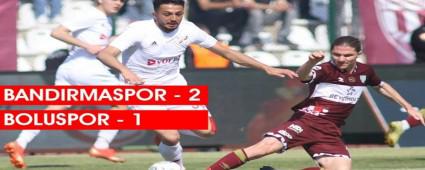 BOLUSPOR 3 PUANI BANDIRMASPOR\'A KAPTIRDI