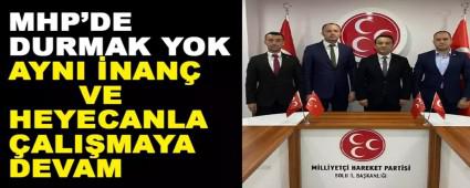 MHP\'DE DURMAK YOK