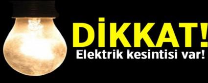 BOLU\'DA YARIN ELEKTRKLER KESLECEK
