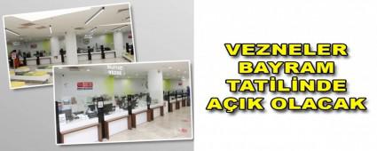 VEZNELER BAYRAM TATLNDE AIK OLACAK