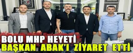 BOLU MHP HEYET , BAKAN ABAK\'I ZYARET ETT