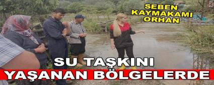 KAYMAKAM ORHAN, SU TAKINI YAANAN BLGELERDE