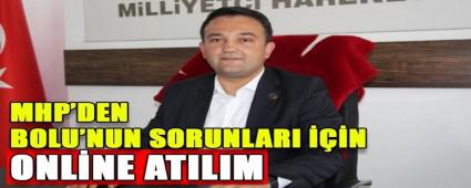 MHP\'DEN, BOLU\'NUN SORUNLARI N ONLNE ATILIM