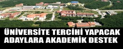NVERSTE TERCH YAPACAK ADAYLARA AKADEMK DESTEK