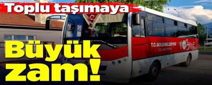 BOLU\'DA ZEL HALK   OTOBSLERNE ZAM