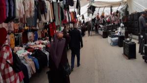 3 KLOMETRELK ALANA DEV PANAYIR KURULDU