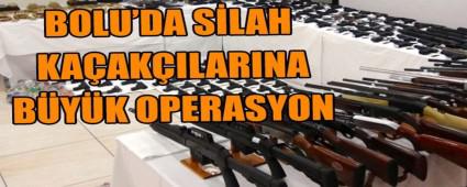 Bolu\'da, silah kaaklarna operasyon