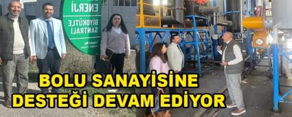 Bolu sanayisine destei devam ediyor