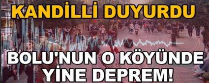 BOLU\'NUN O KYNDE YNE DEPREM