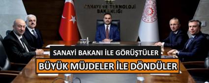 SANAY BAKANI LE GRTLER BYK MJDELER LE DNDLER