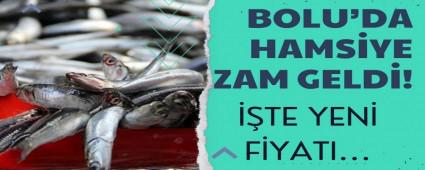 Bolu\'da, hamsiye zam geldi