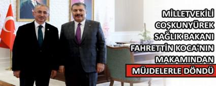 MLLETVEKL COKUNYREK SALIK BAKANI FAHRETTN KOCA\'NIN MAKAMINDAN MJDELERLE DND