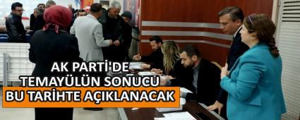 AK PART\'DE TEMAYLN SONUCU  BU TARHTE AIKLANACAK