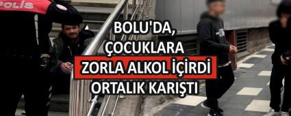 Bolu\'da, ocuklara zorla alkol iirdi ortalk kart