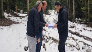 Orman yollar incelendi