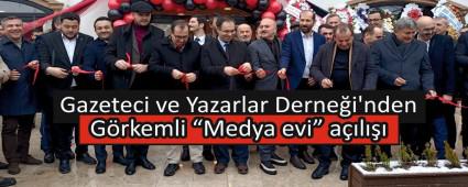 Gazeteci ve Yazarlar Dernei\'nden  Grkemli Medya evi al