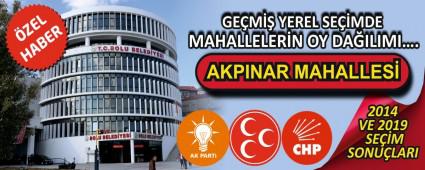 AKPINAR MAHALLESNDE 2014 VE 2019 SEMLERNDE KM NE KADAR OY ALDI?