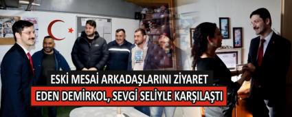 ESK MESA ARKADALARINI ZYARET EDEN DEMRKOL, SEVG SELYLE KARILATI