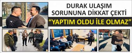 DURAK ULAIM SORUNUNA DKKAT EKT