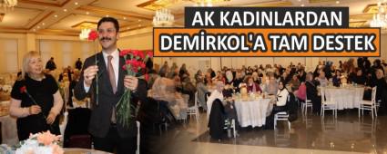 AK Kadnlardan Demirkol\'a Tam Destek