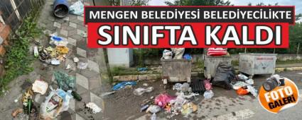 MENGEN BELEDYES BELEDYECLKTE SINIFTA KALDI
