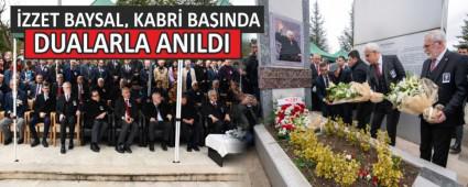 ZZET BAYSAL, KABR BAINDA DUALARLA ANILDI