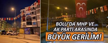 BOLU\'DA MHP VE AK PART ARASINDA BYK GERLM!