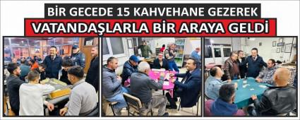 BR GECEDE 15 KAHVEHANE GEZEREK VATANDALARLA BR ARAYA GELD