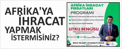 AFRKA\'YA HRACAT YAPMAK STERMSNZ?