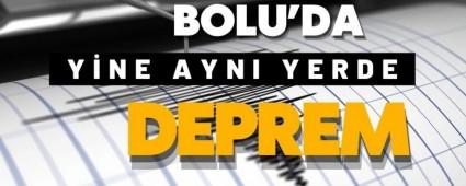 Bolu\'da Yine Deprem