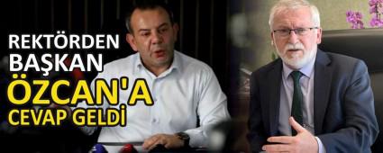 REKTRDEN BAKAN ZCAN\'A CEVAP GELD