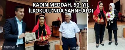 KADIN MEDDAH, 50. YIL LKOKULU\'NDA SAHNE ALDI