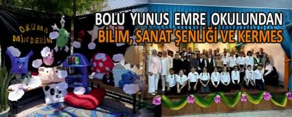 BOLU YUNUS EMRE OKULUNDAN BLM, SANAT ENL VE KERMES