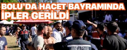 Bolu\'da Hacet bayramnda ipler gerildi