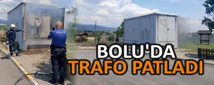 BOLU\'DA TRAFO PATLADI