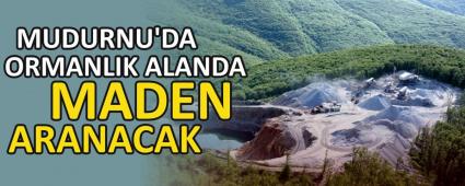 MUDURNU\'DA ORMANLIK ALANDA MADEN ARANACAK