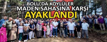 BOLU\'DA KYLLER MADEN SAHASINA KARI AYAKLANDI