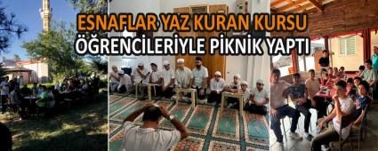ESNAFLAR YAZ KURAN KURSU RENCLERYLE PKNK YAPTI