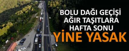 BOLU DAI GE AIR TAITLARA HAFTA SONU YNE YASAK