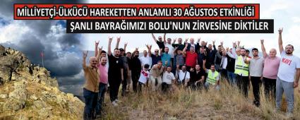 ANLI BAYRAIMIZI BOLU\'NUN ZRVESNE DKTLER