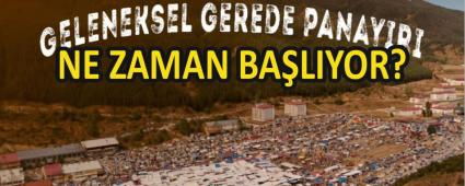 Gerede Panayr Ne Zaman Balyor?
