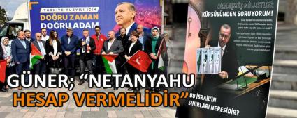 GNER; NETANYAHU HESAP VERMELDR