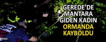 GEREDEʼDE MANTARA GDEN KADIN ORMANDA KAYBOLDU