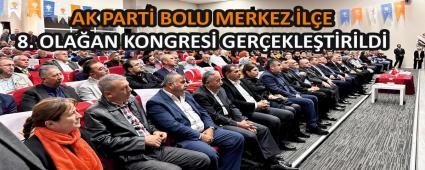 AK PART BOLU MERKEZ LE 8. OLAAN KONGRES GEREKLETRLD