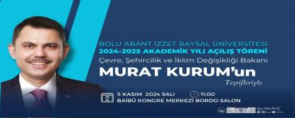 BAKAN MURAT KURUM BOLU\'YA GELYOR