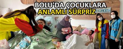 BOLU\'DA OCUKLARA ANLAMLI SRPRZ
